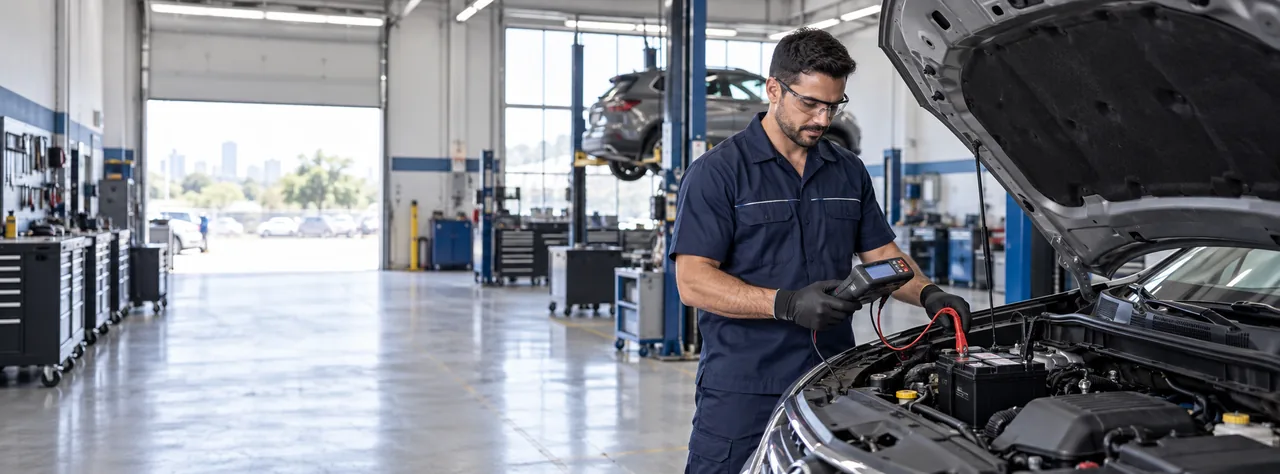 Teste de Bateria Automotiva